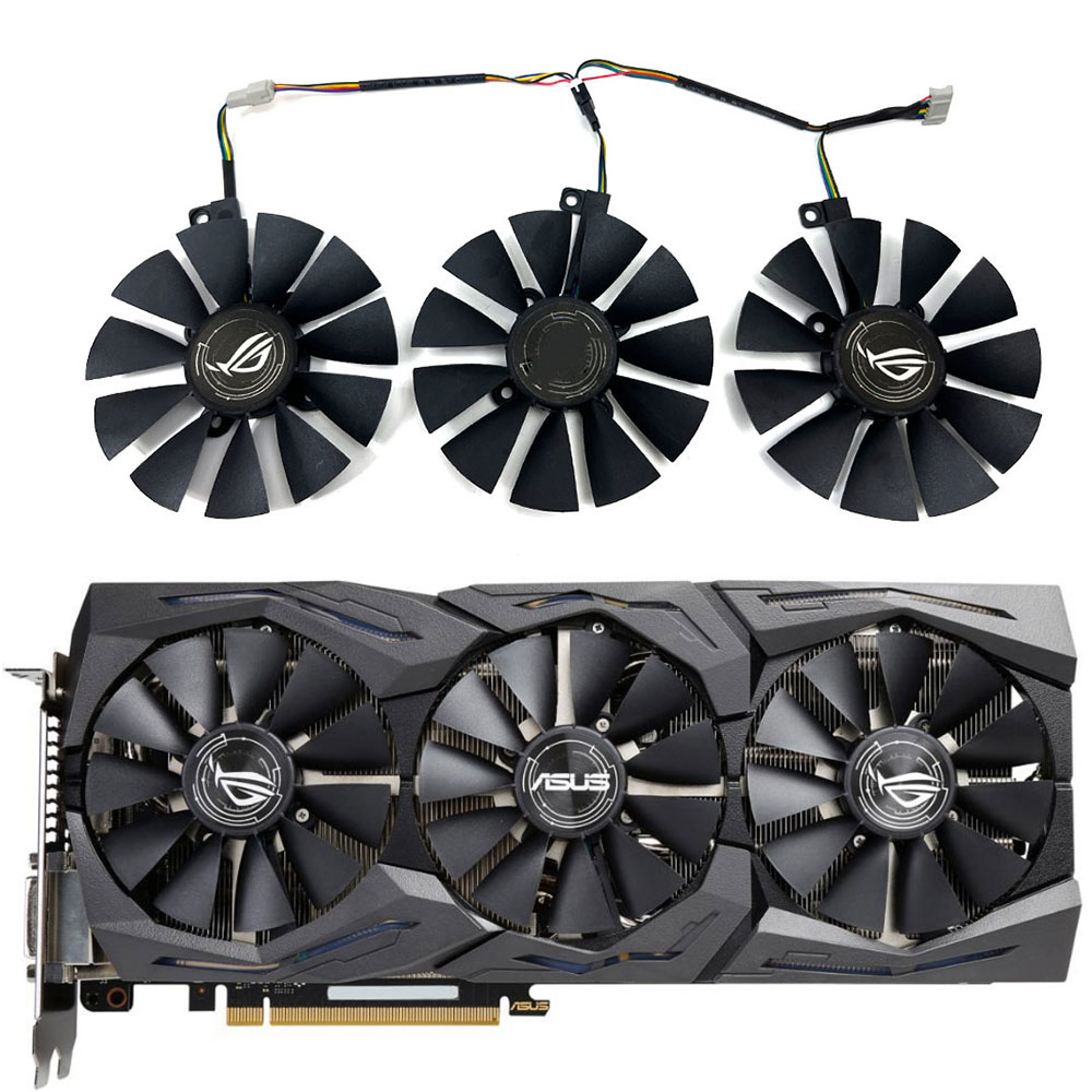 Rtx 3090 24Gb Gddr6X - 1 ชุด 6PIN ROG-STRIX-GTX1070-O8G-GAMING พัดลม GPU,
